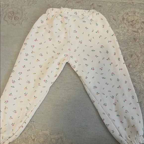 Zara Girls Floral Jogger Pants - Picture 5 of 5